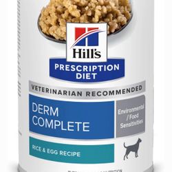 Hill’s Prescription Diet Derm Complete 12 Can Case