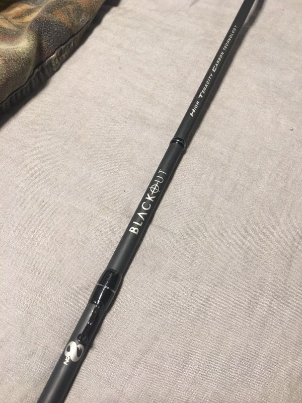 no. 8 tackle co. blackout spinning rod