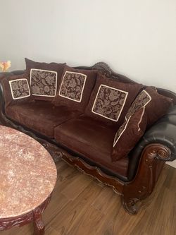 Formal living room set with tables