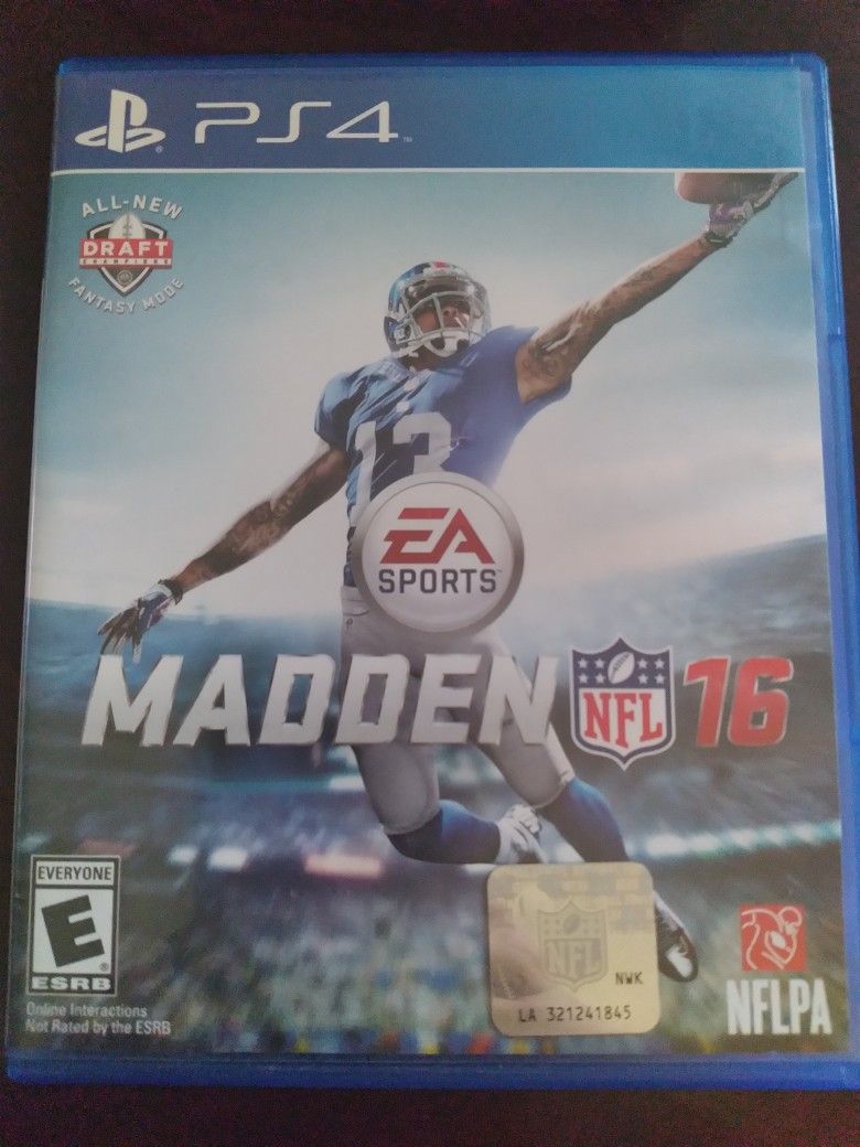 Madden 16 PS4 Game