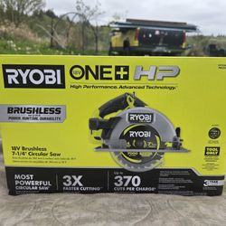 NEW SEALED - Ryobi 18V ONE+ HP Brushless 6-1/2" Circular Saw