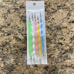 Colorful, Dotting Tools For Nail Art