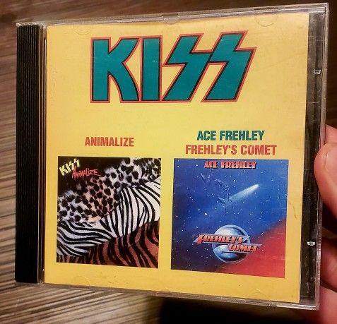 Rare Russian Import Kiss / Ace Frehley CD - Animalize / Frehley's Comet 1999