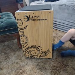 Luna Cajan Snare Drum,Fairly New Made Out Of Birch Wood  Normal Ware