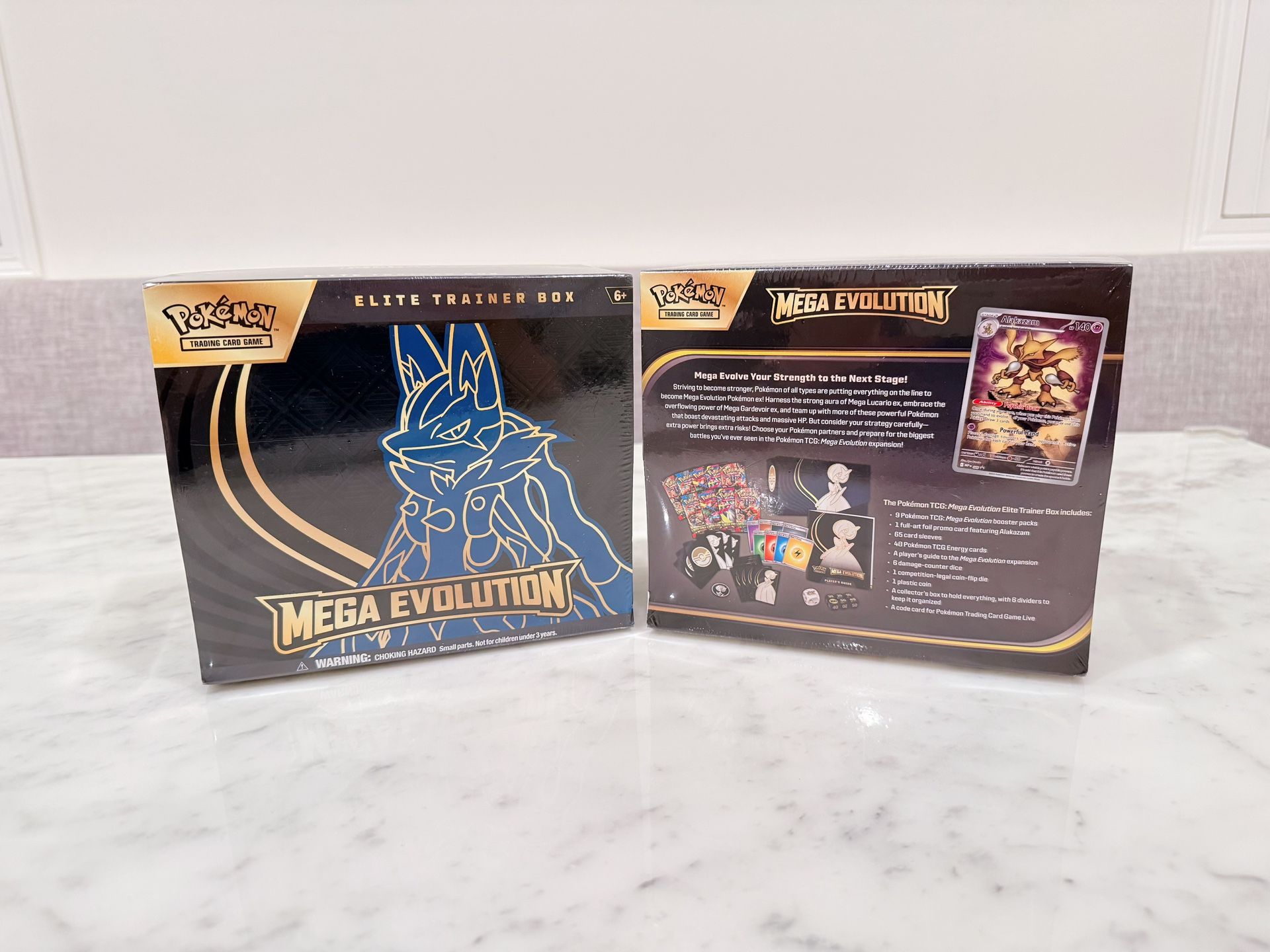 pokémon trading card game: mega evolution elite trainer box- lucario Amazon.com: Pokémon TCG: Mega Evolution Elite Trainer Box main image 0