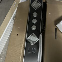 Led New Shower Panel Black Color. Two parts Missing