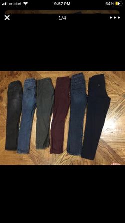 Skinny jeans for boy size 10 children’s place, nautica, Levis very good condition $3 each
