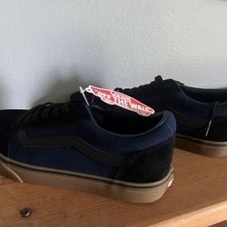 Men’s Vans blues/black suede shoes- Brand New