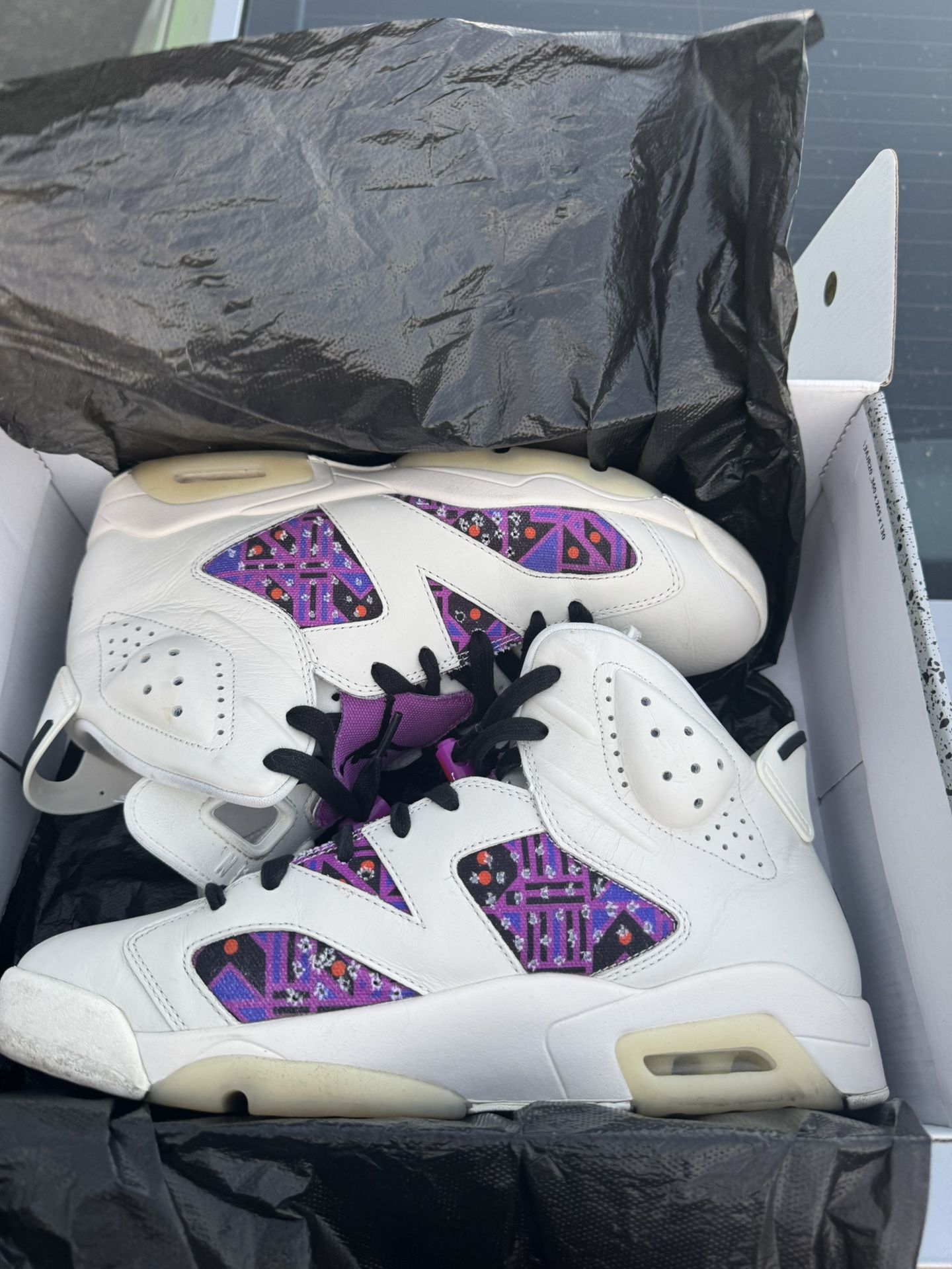 Jordan 6 Retro Quai 54 Purple (Size 10.5)
