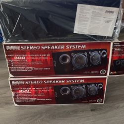 Two Bulldog Stereo Speaker System - Model 262479  - New