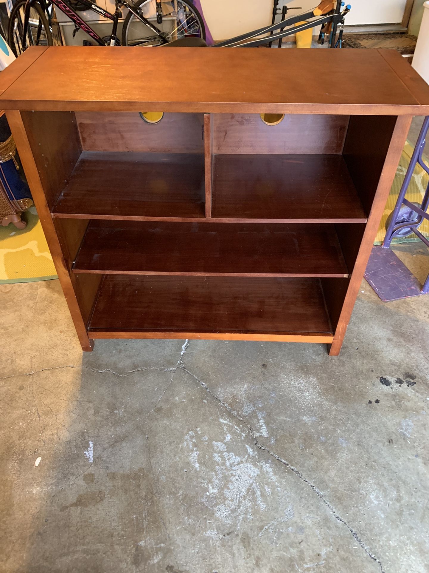 Wood Cabinet/Book Shelf/Media Storage