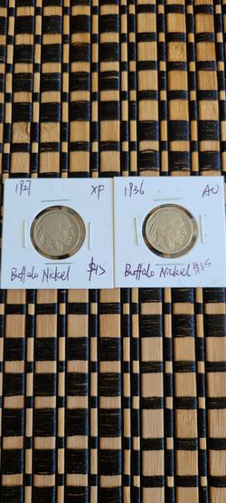 (1927) (1936) Buffalo Nickels