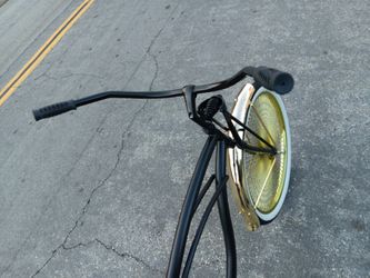F&R Lowrider 20 Flared Adjustable GOLD Bicycle Duck Tail