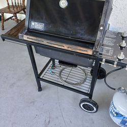 BBQ GIRL BY Weber Duel Fuel Havy Duty Super Clean 