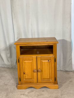 Multi-use Solid Wood Cabinet * TV Stand * Microwave Stand * End Table * Nightstand
