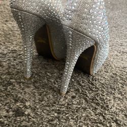Sparkly high heels