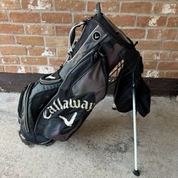 Callaway X Series Golf Stand Carry Bag Black BlueWhite 7 Way Dividers