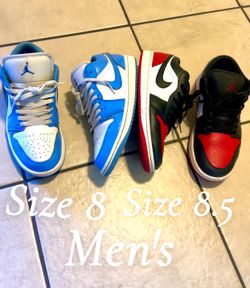 Low top Jordan 1s - both for $60 or $30 each cash