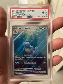 2023 Pokémon 151 Wartortle Illustration Rare #171 - PSA 8 NM-MT