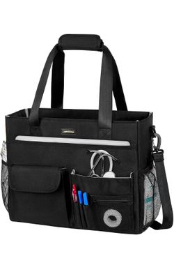 Nurse Tote Bag for Work with Padded Laptop Sleeve, Large Clinical Bag for Nursing Students, Nursing Essentials for Doctor & Home Health Care Staff, Di