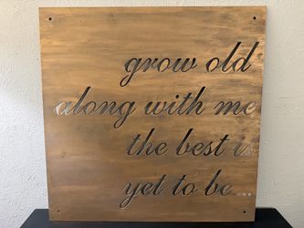 Magnolia Metal Wall Sign Quote