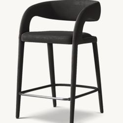 Restoration Hardware Counter Stools, Ebony, Set of 4