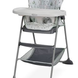 Graco Slim Snacker High Chair, Ultra Compact High Chair, Gala