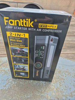 Jump starter and air compressor