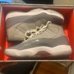 Cool Grey Jordan 11s Size 9