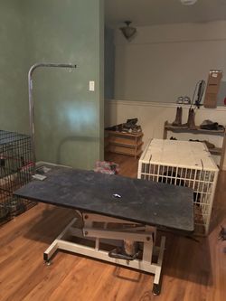 Commercial Hydraulic Grooming Table – Heavy Duty