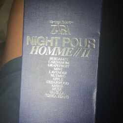 ZARA Night Pour Homme II perfume 3.3 oz    100 ml EDP NEW IN BOX
