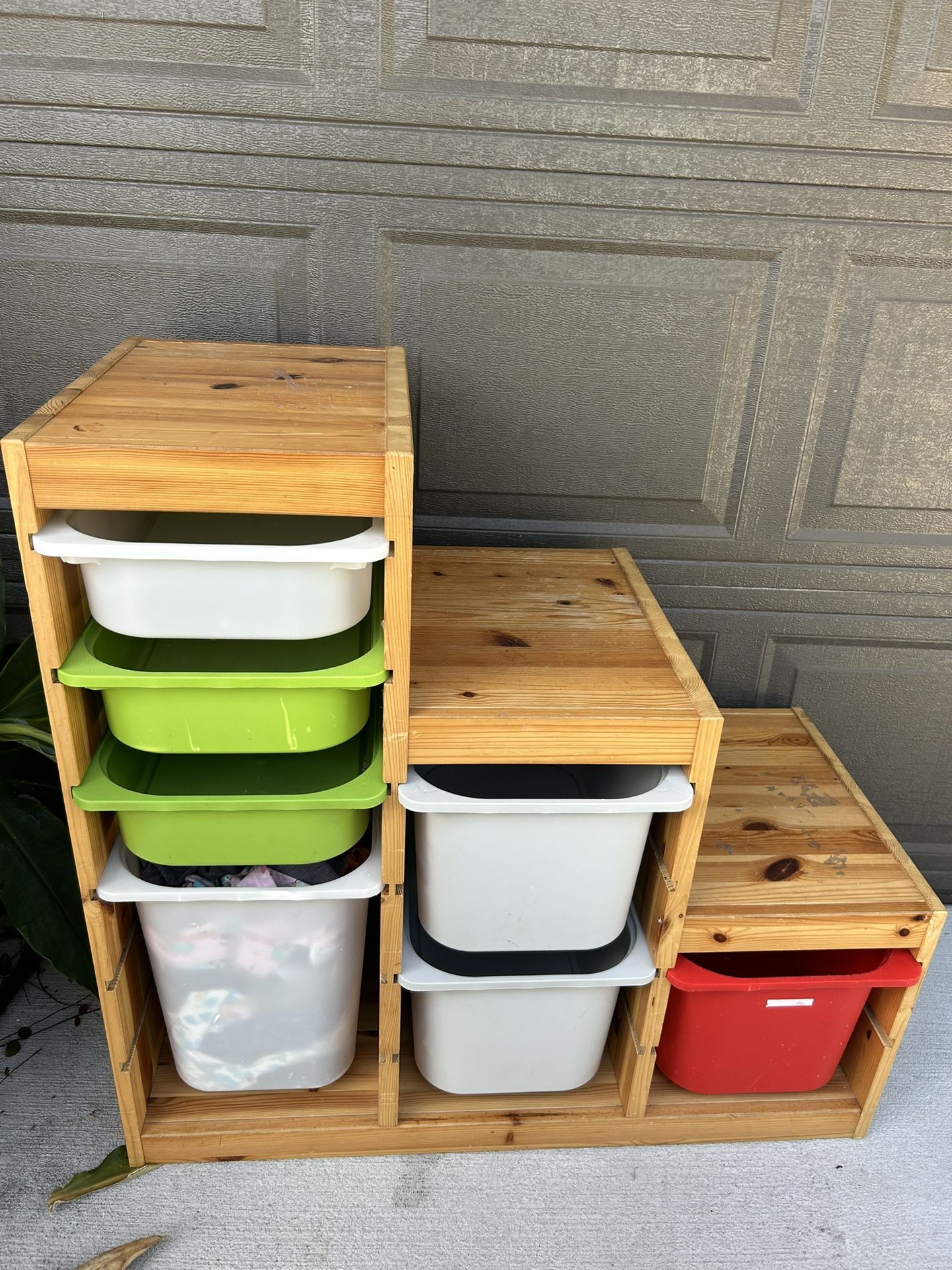 IKEA Trofast Solid Wood Toy Storage
