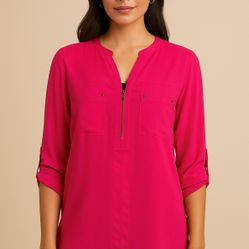 Pink /Fuchsia Women’s Blouse Size Small/medium