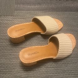 Style&Co. sandals perfect for spring or summer.  Brand new 