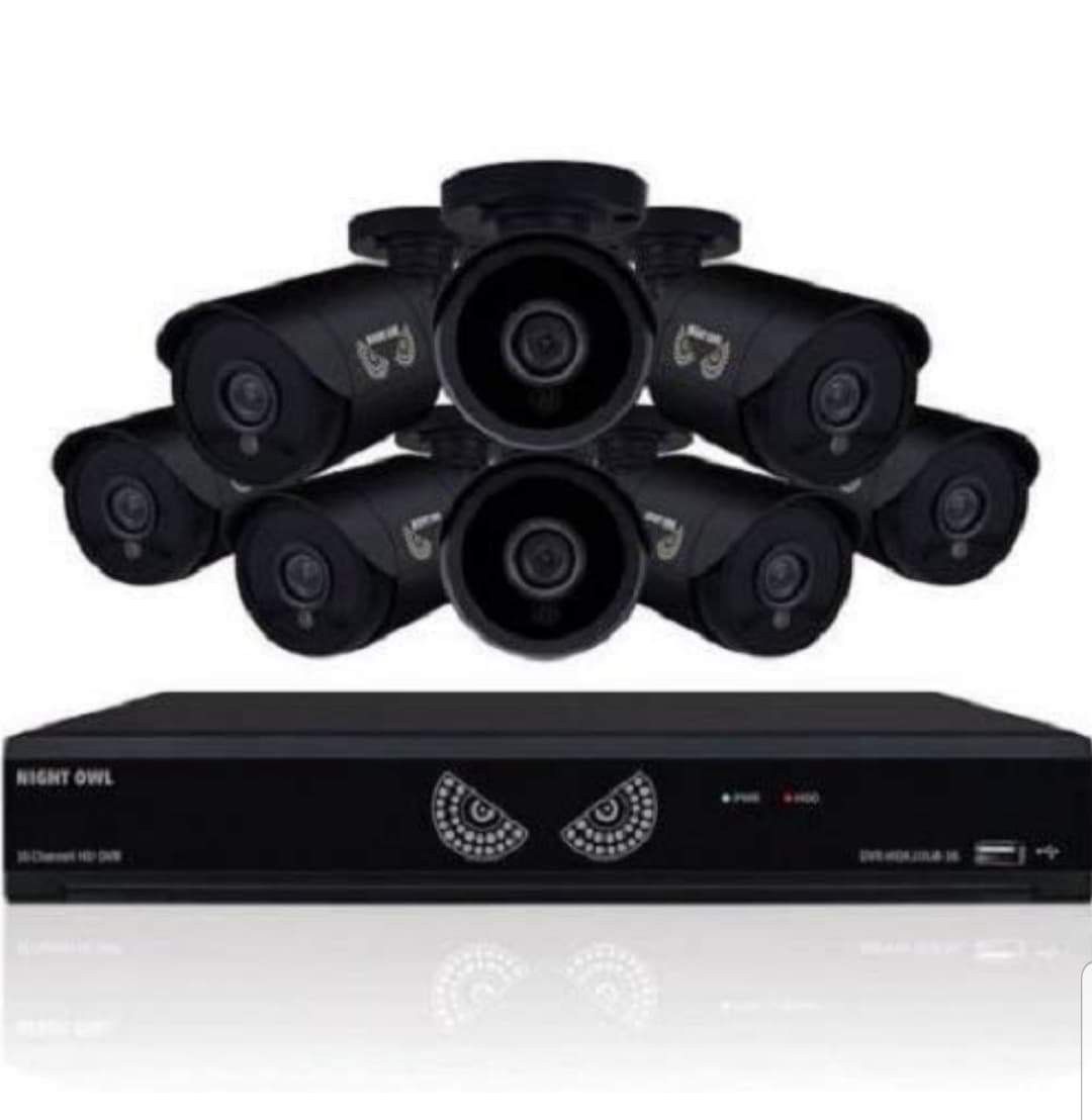 Night Owl 720p HD Video Security DVR 16 Channels 8 Wired Cameras 1 TB