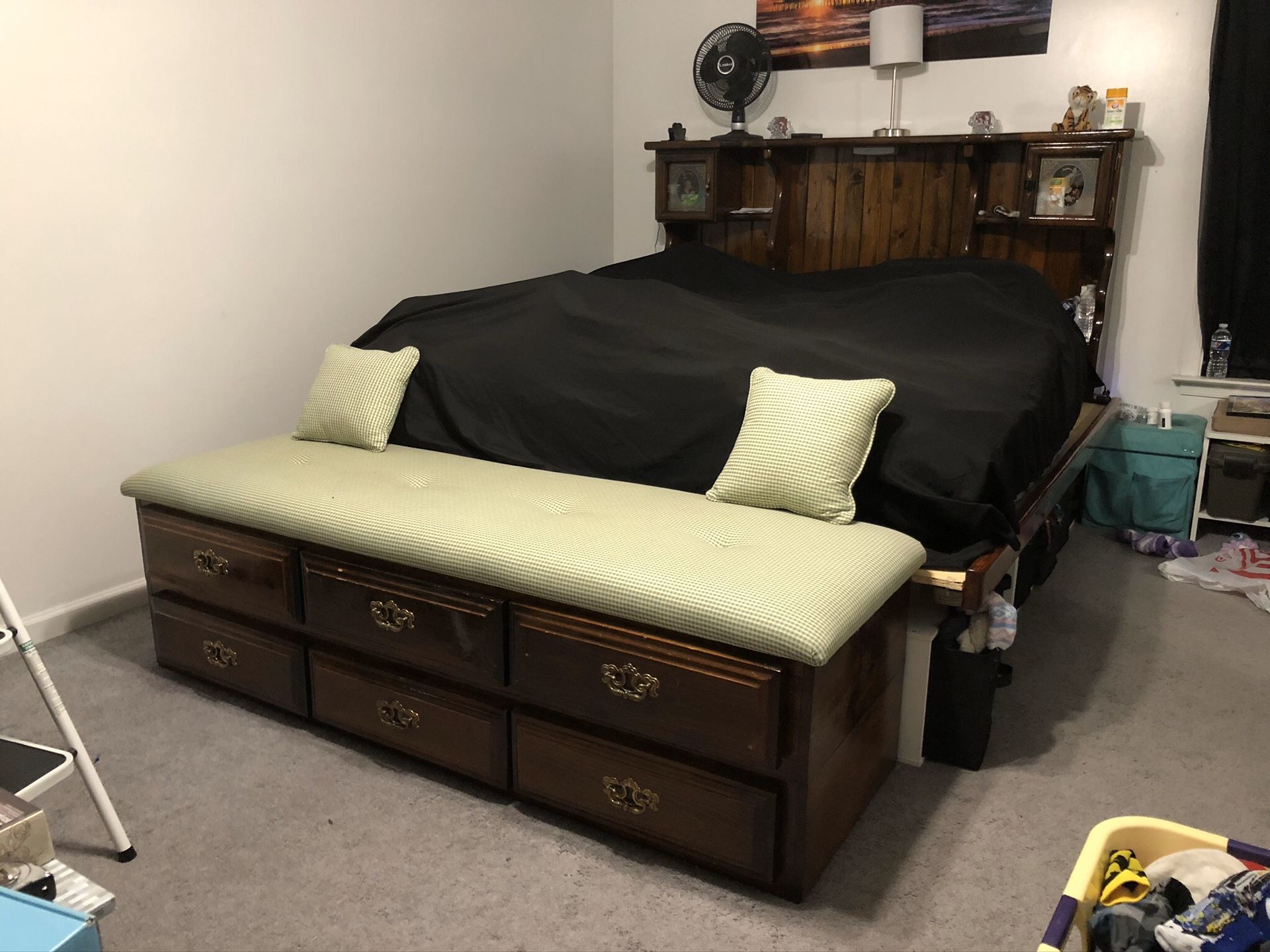 King bed frame