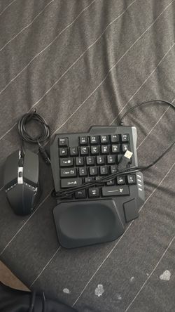 Reclado y raton actualizado para jugar videos juegos de call of duty y mas