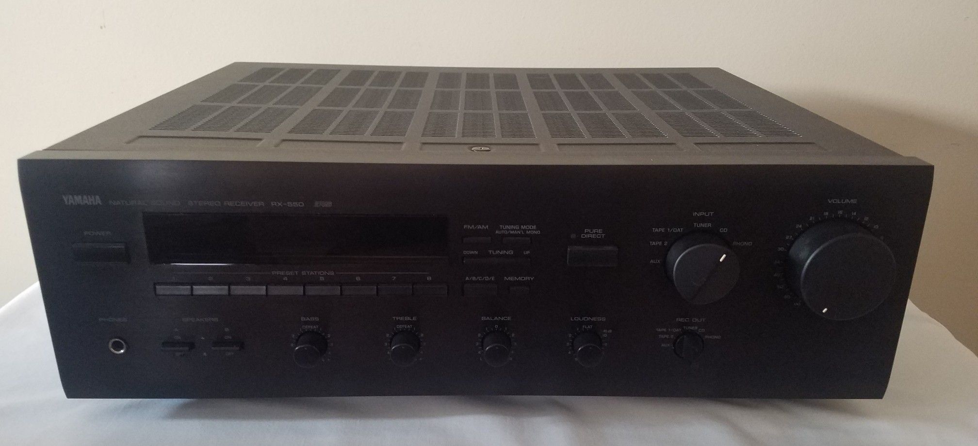 Yamaha RX-550 2 Channel Stereo Receiver