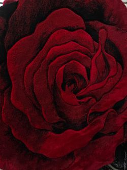 custom flower shaped carpet