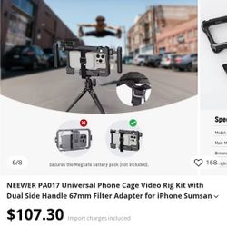Neewer PA017 Universal Phone Cage Video 