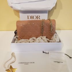 Cannage Patent bag with Dior Pouch and Star!