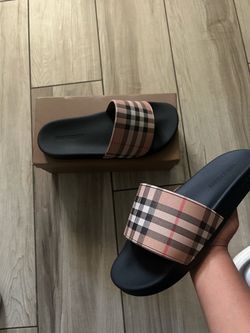 Mens designer slides