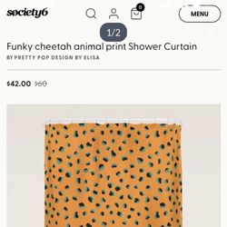 Society 6 Shower Curtain 