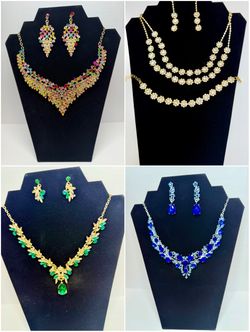 Elegant Necklace and Earring Sets