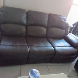 Dark Brown Couch 