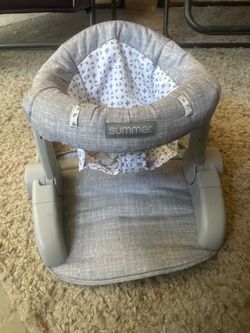Summer Infant Folding Booster Seat – Portable Travel High Chair