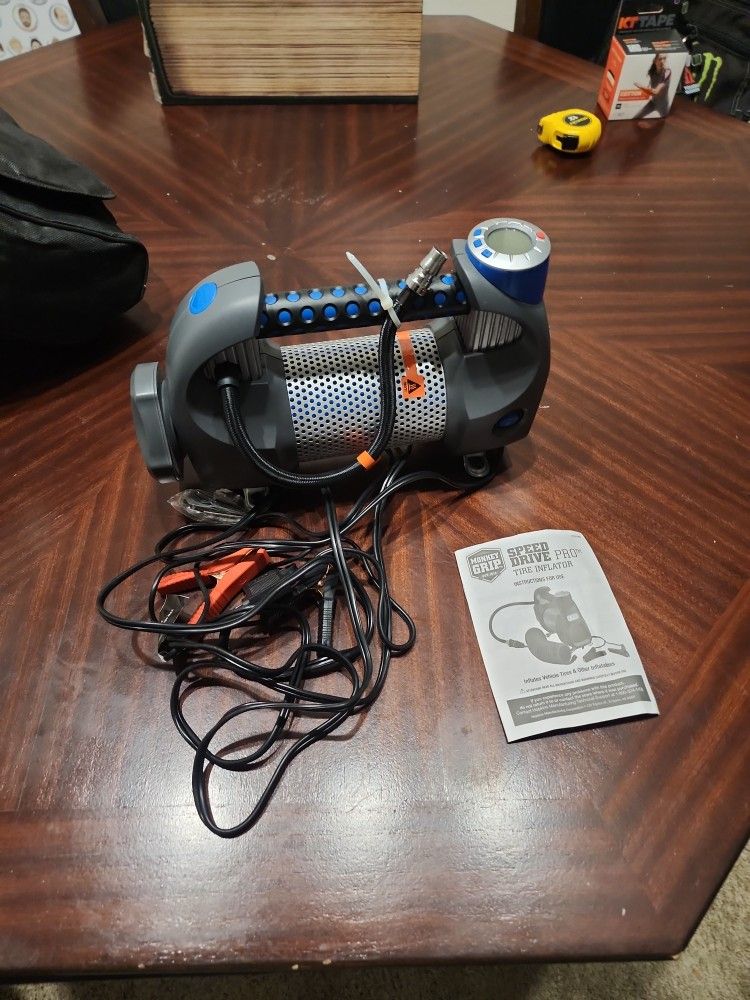 Monkey Grip Speed Drive Pro Digital Tire Inflator Air Compressor 12V