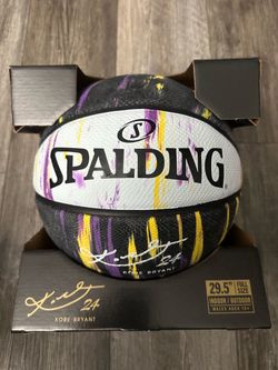 Spalding Kobe Bryant marbled snake black & white full size 7 29.5 basketball