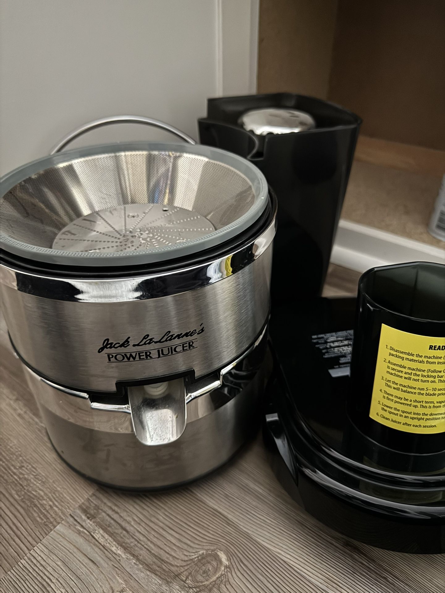 Jack Lalanne Power Juicer Deluxe JLSS Electric Juicer