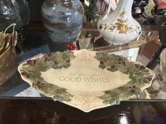 New Vintage Holiday Plate